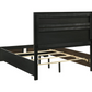 Miranda 54-inch Upholstered Full Panel Bed Black 206360F Comming Soon