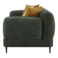 Jade Chenille Upholstered Modern Track Arm Loveseat Green 509132