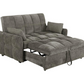 Sofá cama convertible tapizado Cotswold gris oscuro 508308 disponible próximamente 