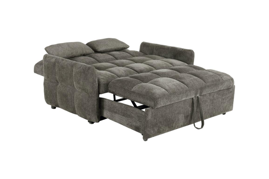 Sofá cama convertible tapizado Cotswold gris oscuro 508308 disponible próximamente 