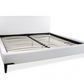 Cama Queen con plataforma tapizada Alice