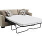 Storey Upholstered Sleeper Sectional Chaise Sofa Camel 504778