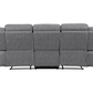 Higgins Upholstered Motion Reclining Sofa Grey 602261