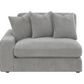 Blaine Upholstered Reversible Chaise Sectional Sofa Fog 509900-SET