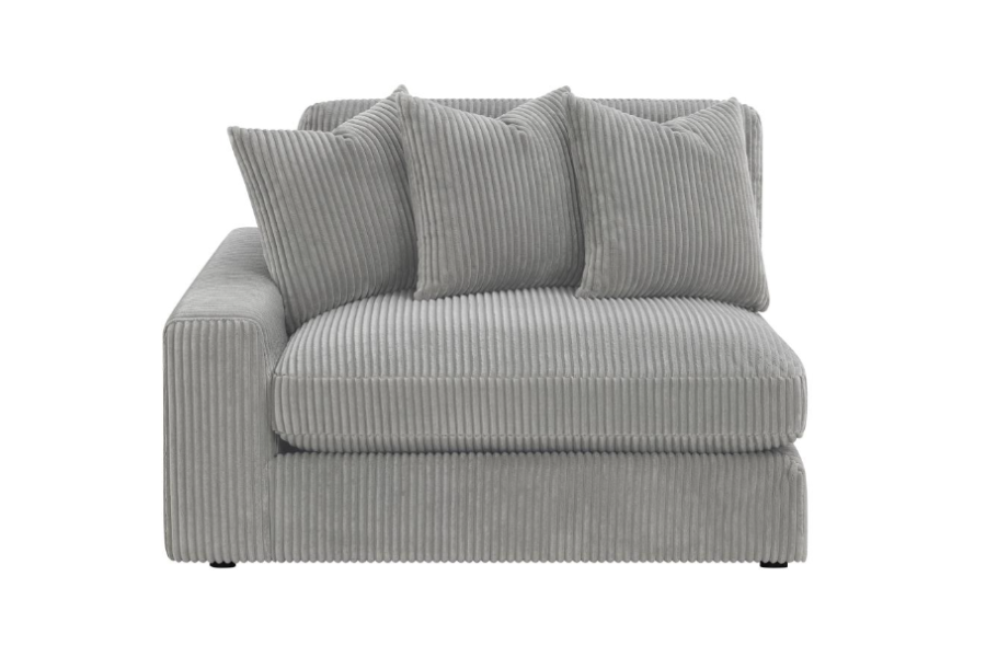 Blaine Upholstered Reversible Chaise Sectional Sofa Fog 509900-SET