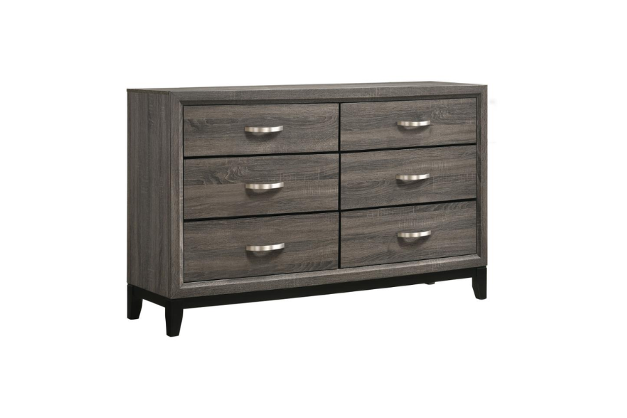 Watson 4-piece Queen Bedroom Set Grey Oak 212421Q-S4