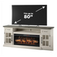 Tresanti Sloane TV Console with Classic Flame Electric Fireplace