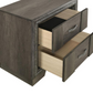 Janine 2-drawer Nightstand Grey 223552