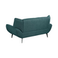 Acton Upholstered Flared Arm Loveseat Teal Blue	511162