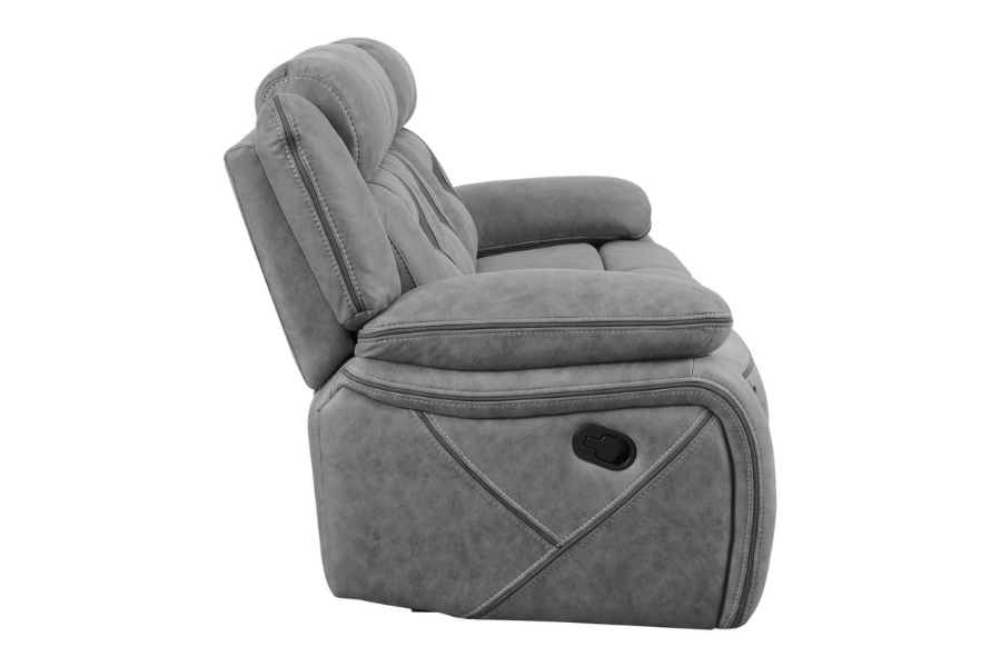 Higgins 3-piece Upholstered Motion Reclining Sofa Set Grey  602261-S3 Comming Soon