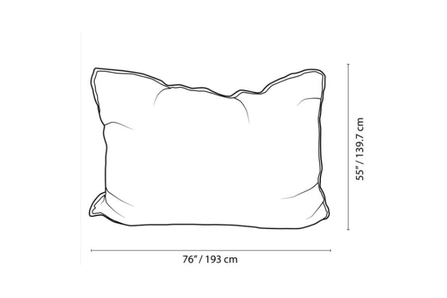 Lounge & Co Crash Foam Pillow