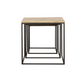 Belcourt 3-piece Square Nesting Tables Natural and Black 931182