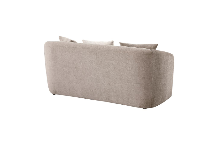 Townsend Chenille Upholstered Rolled Arm Loveseat Latte	504755