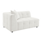 Everly Boucle Upholstered Extra Long Sofa Off White 504850