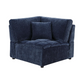 Atlantic 6-piece Upholstered Modular Sectional Sofa Blue 551821-SET