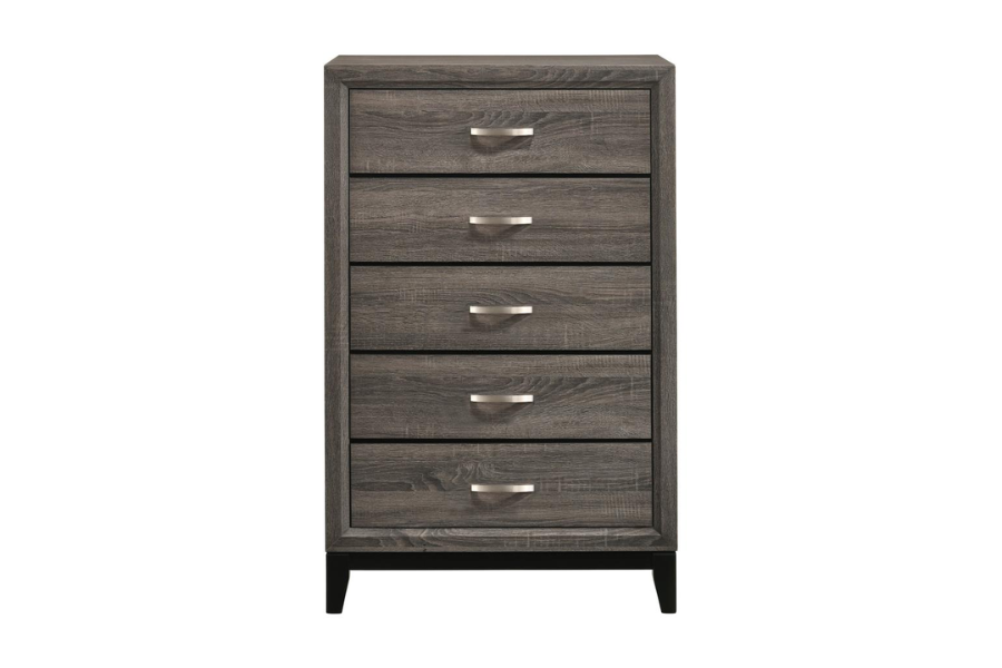 Watson 4-piece Queen Bedroom Set Grey Oak 212421Q-S4