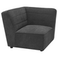 Sunny 6-piece Upholstered Modular Sectional Sofa Charcoal 552081-SET