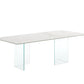 Mesa de comedor Miami transparente modelo CB-010-CLEAR