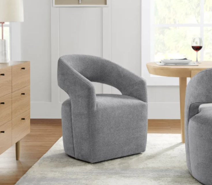 Alivia Fabric Rolling Chair