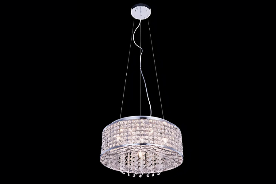 Amelie 6 Light 16 inch Chrome Pendant Ceiling Light