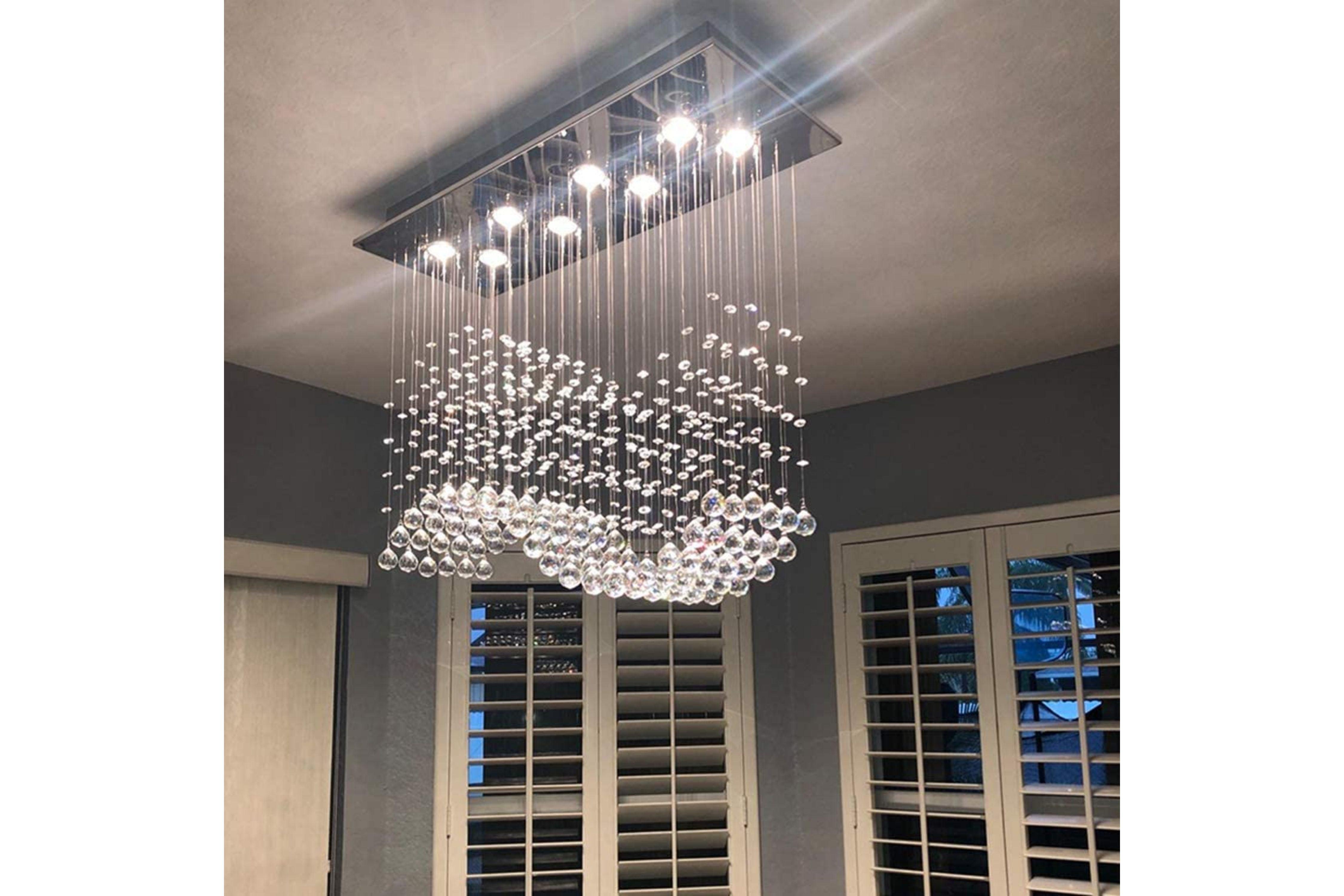 Raindrop sales crystal chandelier